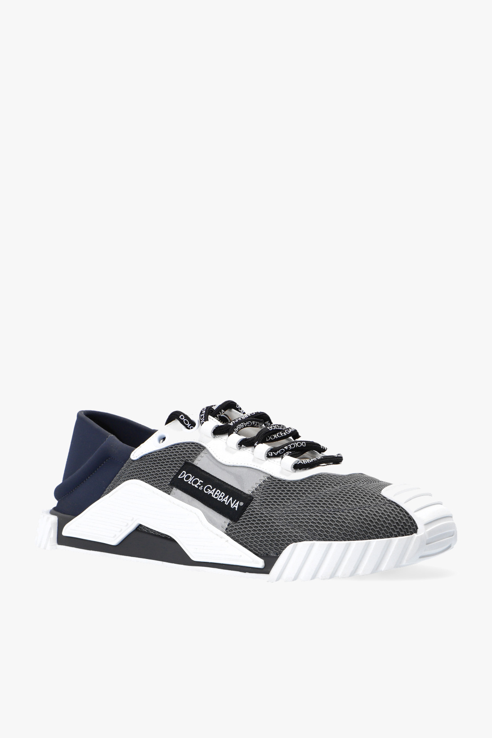 Grey Logo-patched sneakers Dolce & Gabbana - Vitkac Italy